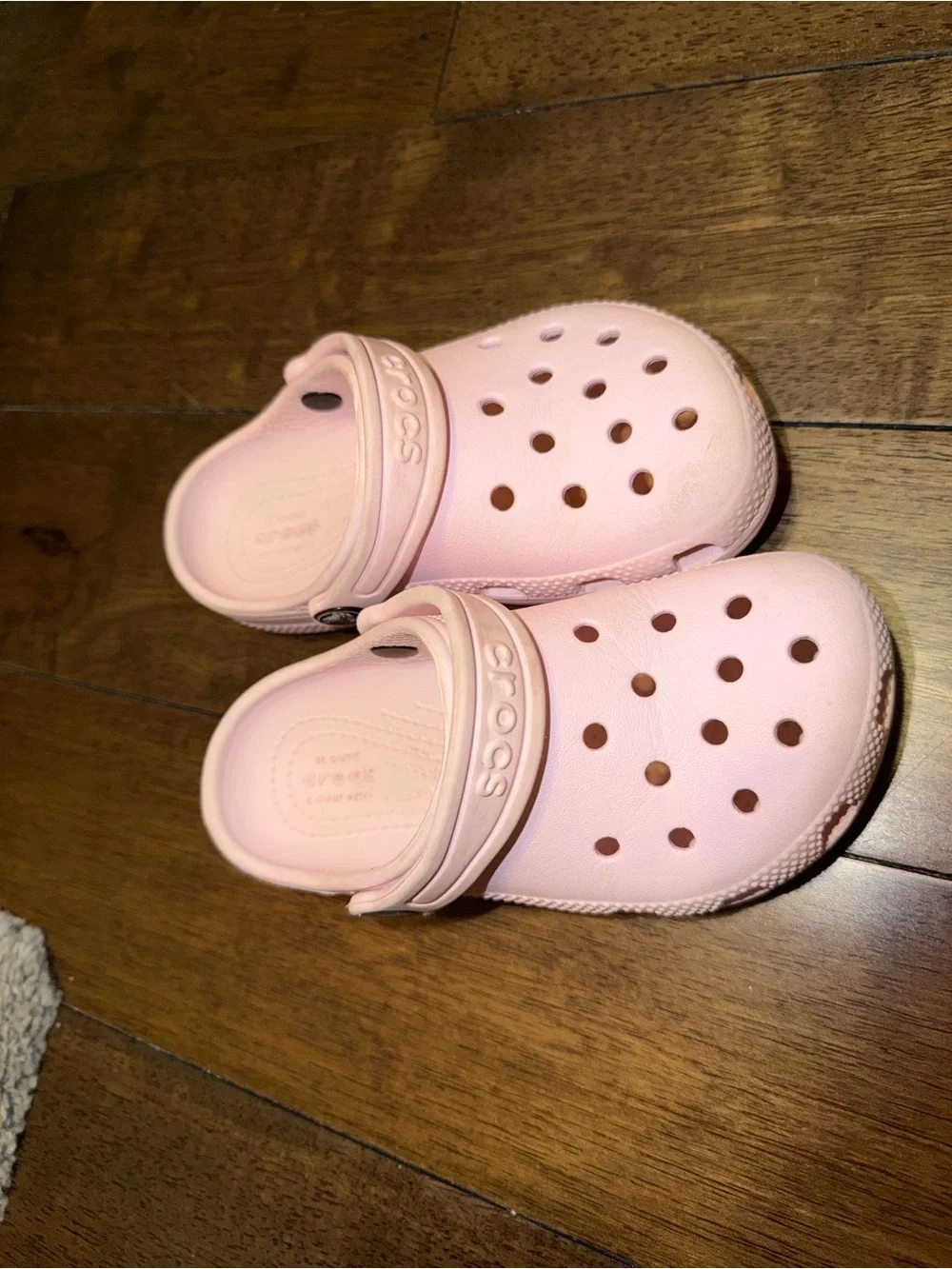 Kids Light Pink Clog Shoes - Comfortable Slip-On